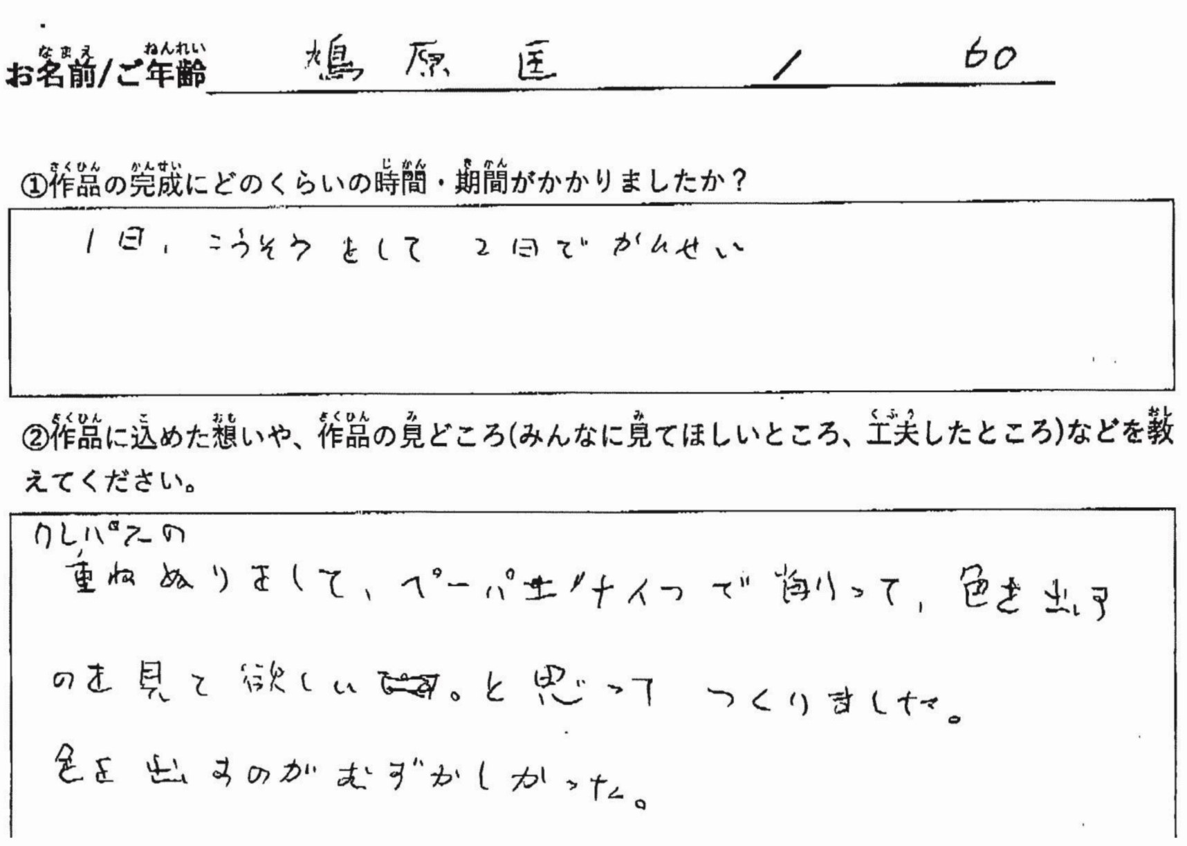 コメント