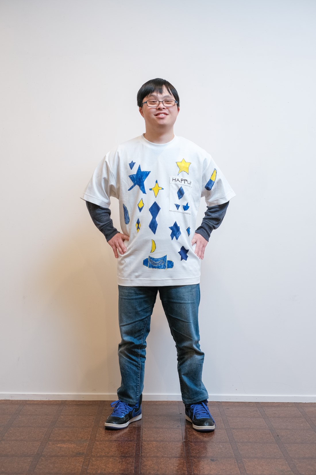 Tシャツ着イメージ画像