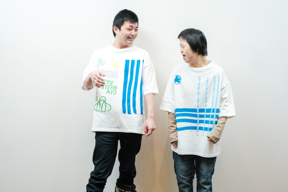 Tシャツ着イメージ画像