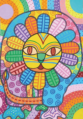 「花ライオン」作品画像