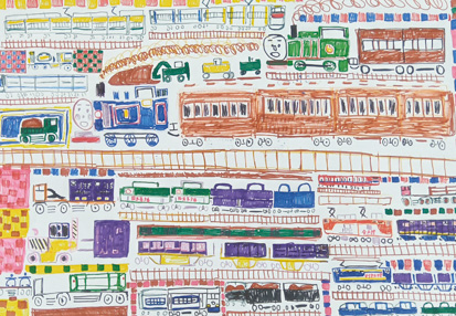 ＜貨物列車＞原画